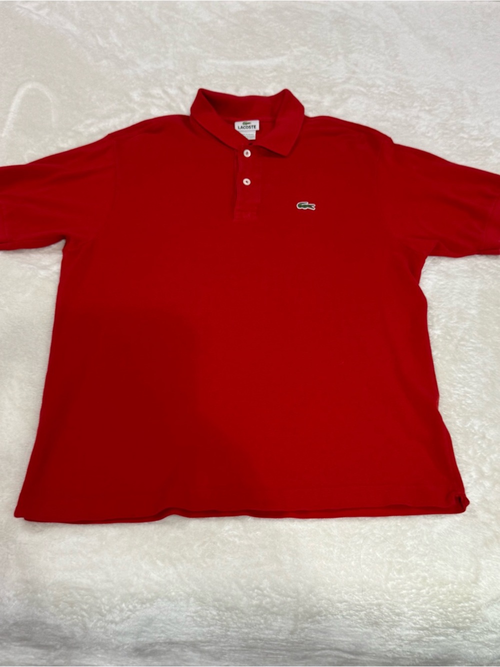 Lacoste Men's Red Classic Pique Polo Shirt